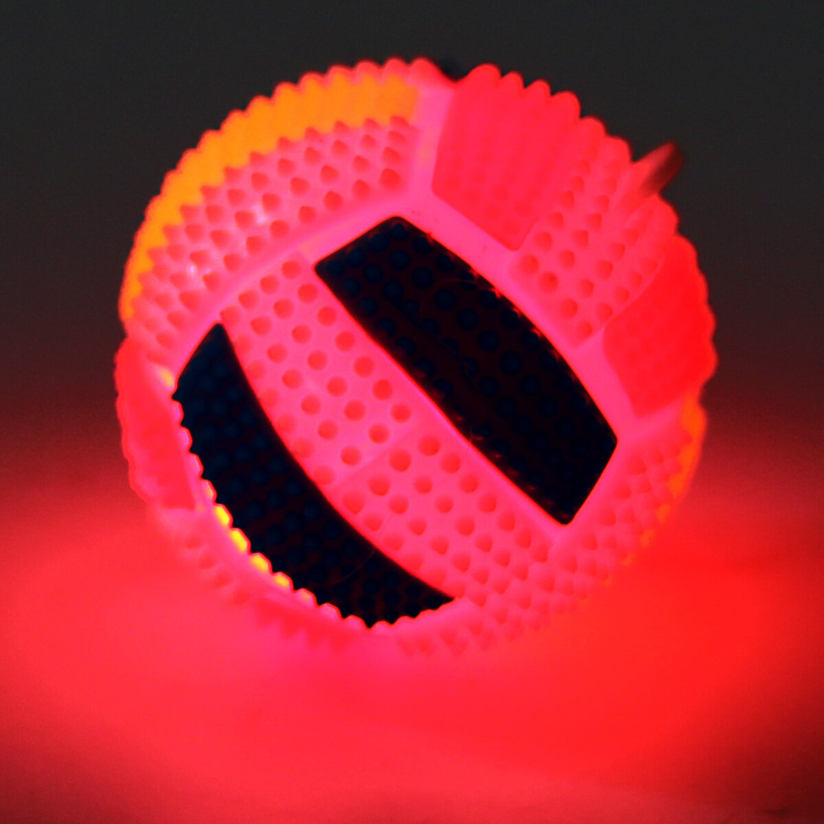 Dog Chewing Ball Plastic 2PCS LED Lighting Squeaky Dog Ball Toy Pet Play Ball