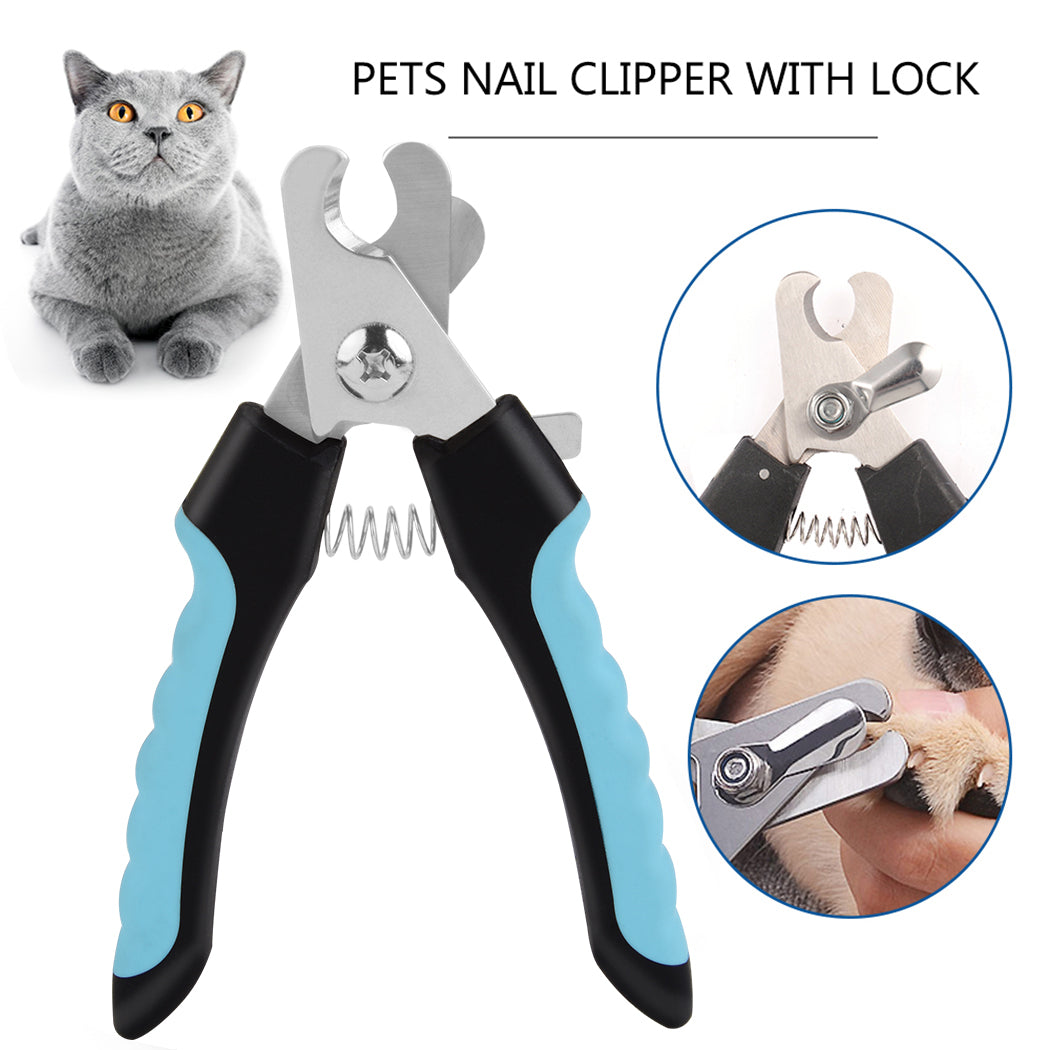 Pet Nail Clipper Ergonomic Non-slip Nail Trimmer Pet Claw Clipper with Nail File